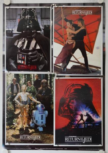 Star Wars - Return of the Jedi commercial poster prints (4)